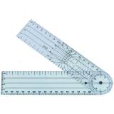 Winkelmesser - Goniometer f. große Gelenke, Schenkellänge 21,3cm, Kunststoff